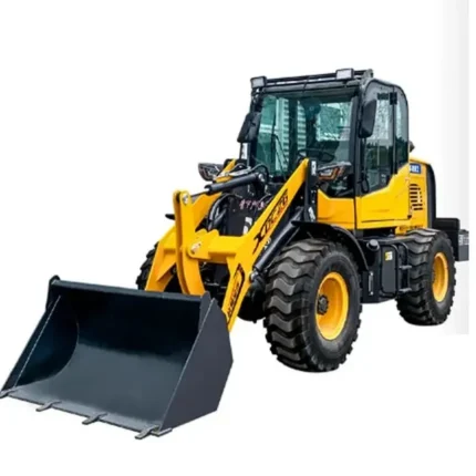 Tracteur compact 4WD avec chargeur frontal et petite chargeuse sur pneus
